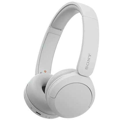 Sony WH-CH520W Wireless On-Ear Bluetooth Headphones (White)