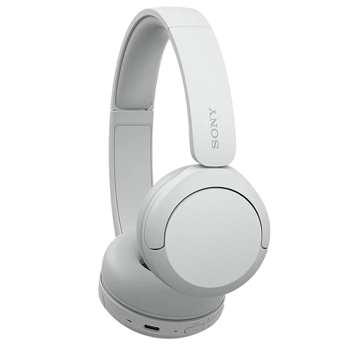 Sony WH-CH520W Wireless On-Ear Bluetooth Headphones (White)