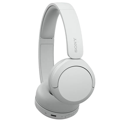 Sony WH-CH520W Wireless On-Ear Bluetooth Headphones (White)