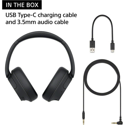 Sony WH-CH720NW Wireless Over-Ear Noise Cancelling Headphones (White)