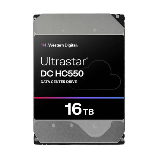WD Ultrastar DC HC550 16TB SATA 3.5" 7200RPM 512MB NAS HDD
