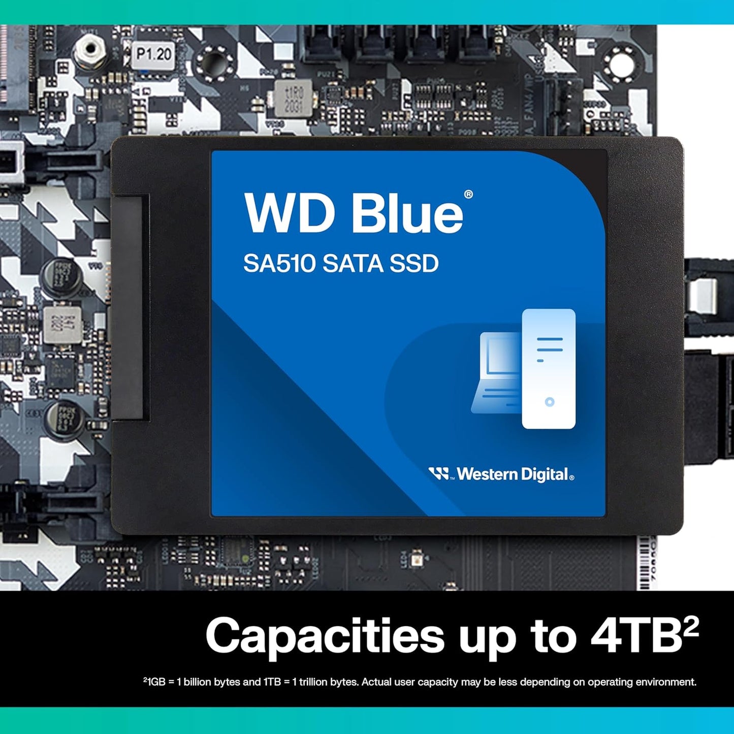 Western Digital WD Blue SA510 250GB SATA3 3D NAND 2.5" Internal SSD (5 Years Warranty)