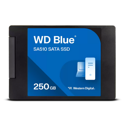 Western Digital WD Blue SA510 250GB SATA3 3D NAND 2.5" Internal SSD (5 Years Warranty)