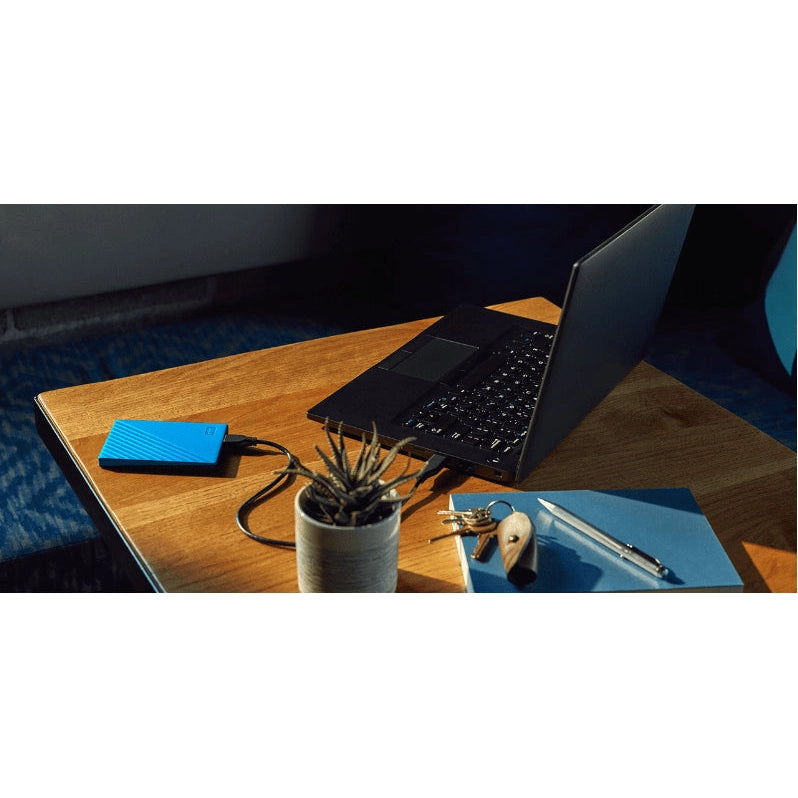 Western Digital WD My Passport 2TB USB 3.0 Portable External HDD Blue