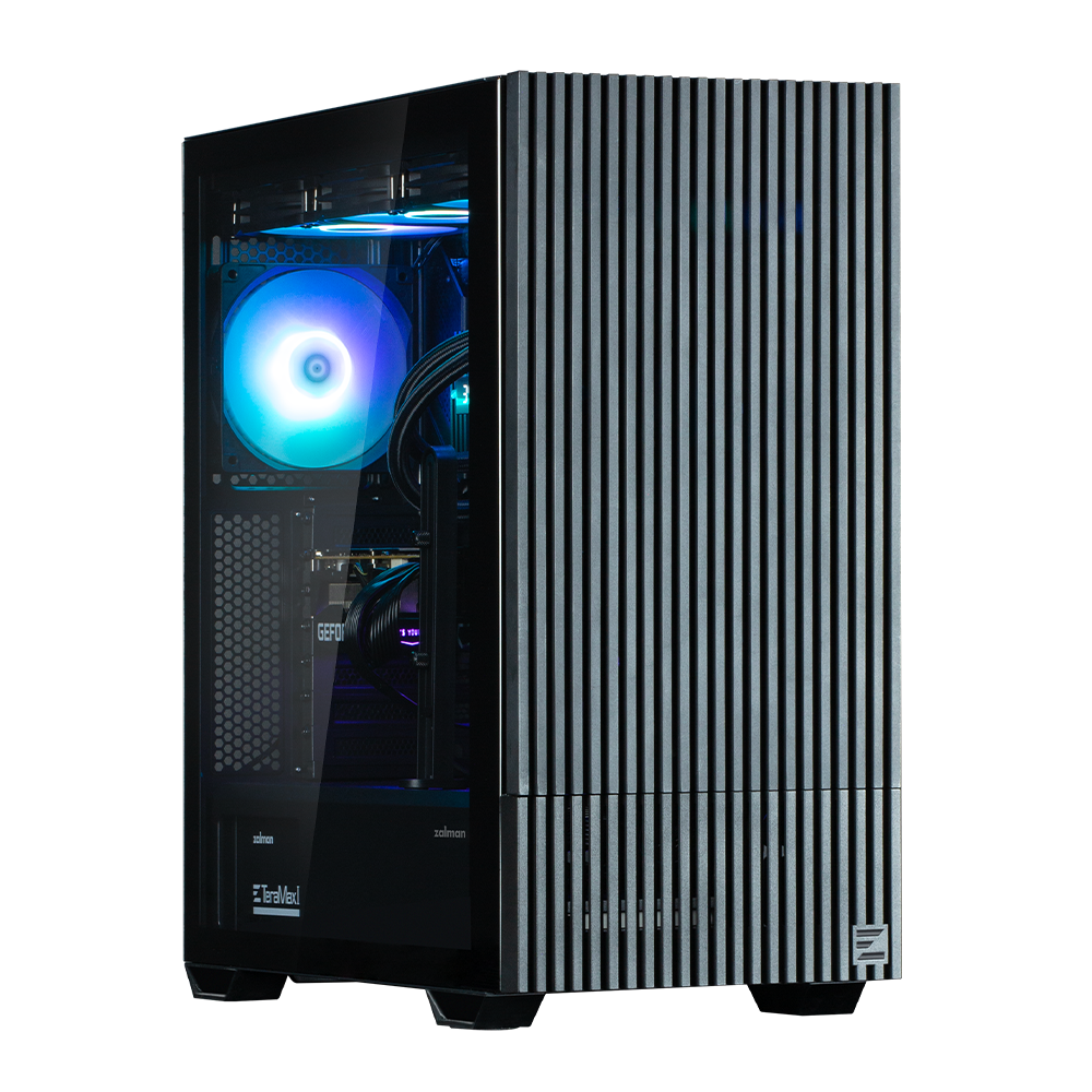 Zalman Z10 DS Black ATX Mid Tower Case 1x120mm ARGB with LCD Screen