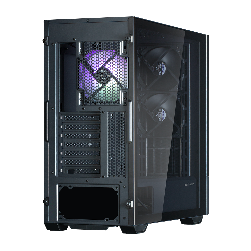 Zalman Z10 DS Black ATX Mid Tower Case 1x120mm ARGB with LCD Screen