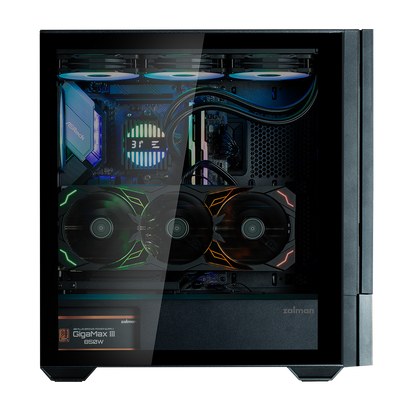 Zalman Z10 DS Black ATX Mid Tower Case 1x120mm ARGB with LCD Screen