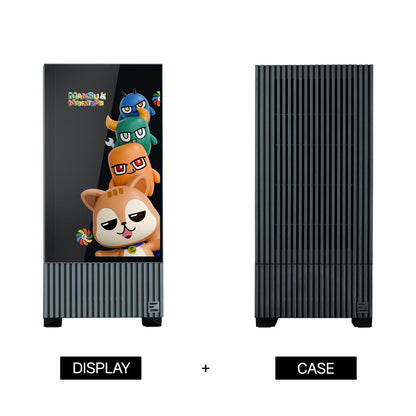Zalman Z10 DS Black ATX Mid Tower Case 1x120mm ARGB with LCD Screen