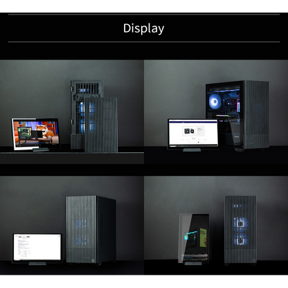 Zalman Z10 DS Black ATX Mid Tower Case 1x120mm ARGB with LCD Screen