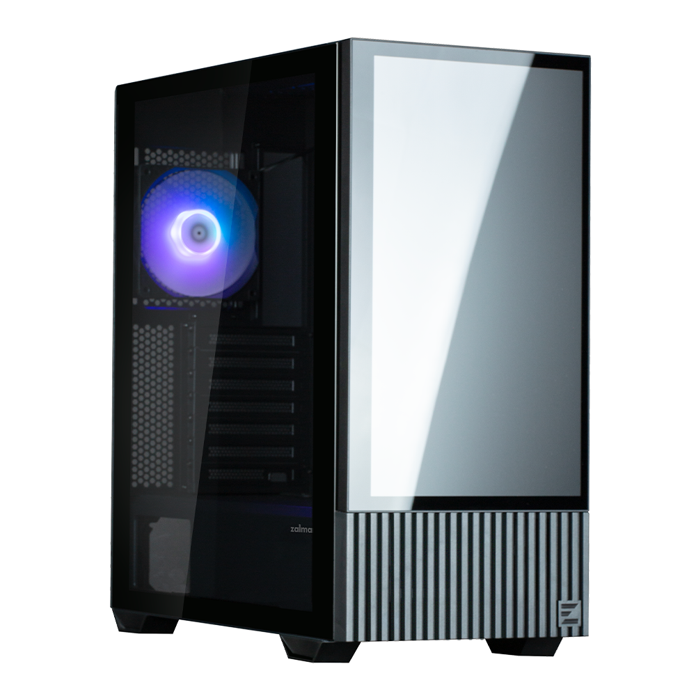 Zalman Z10 DS Black ATX Mid Tower Case 1x120mm ARGB with LCD Screen