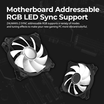 Zalman ZM-IF120A3 Infinity Mirror ARGB Fans + Controller 3x ARGB 120mm
