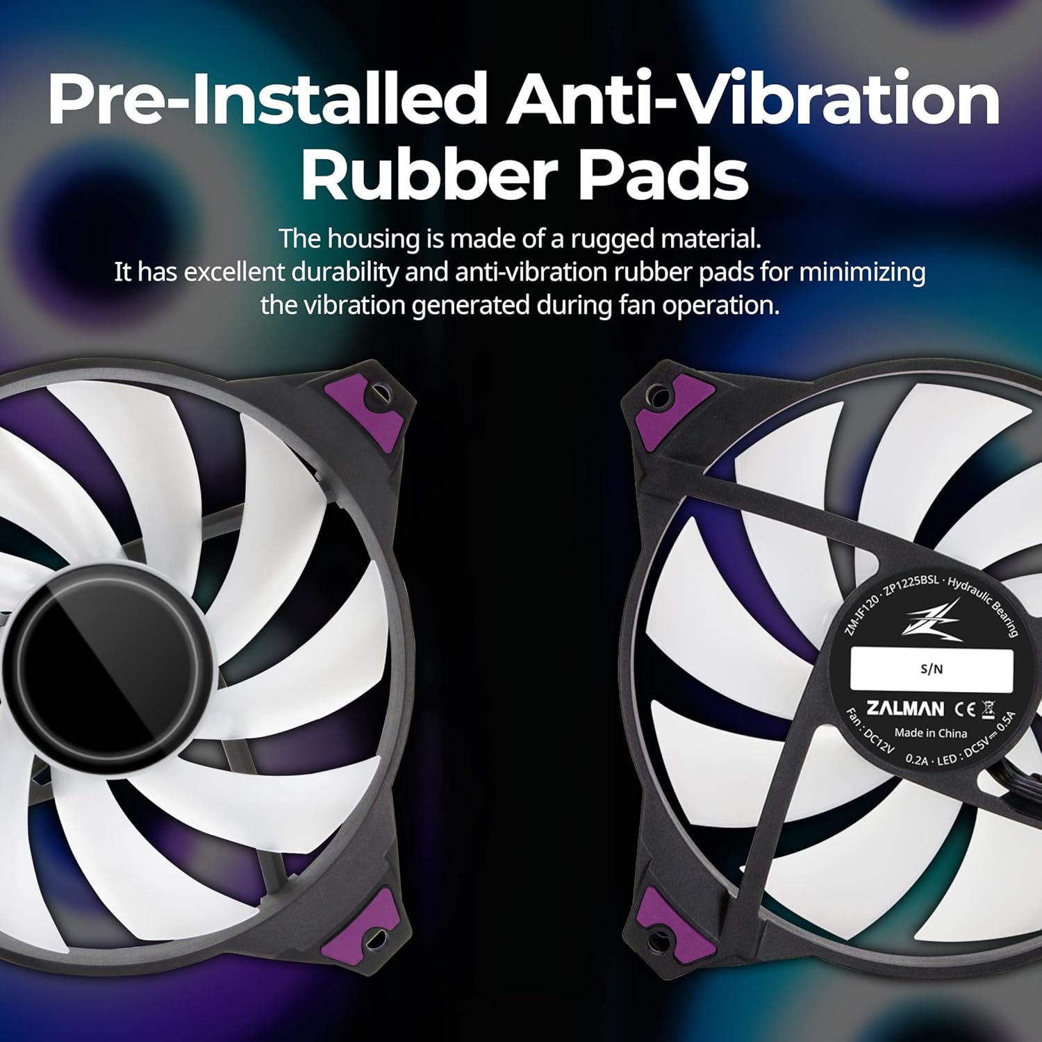 Zalman ZM-IF120A3 Infinity Mirror ARGB Fans + Controller 3x ARGB 120mm