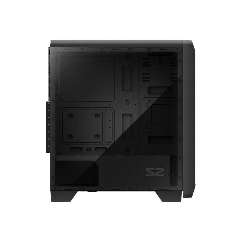 Zalman S2 ATX Mid-Tower PC Case with Acrylic Side Panel Window Black