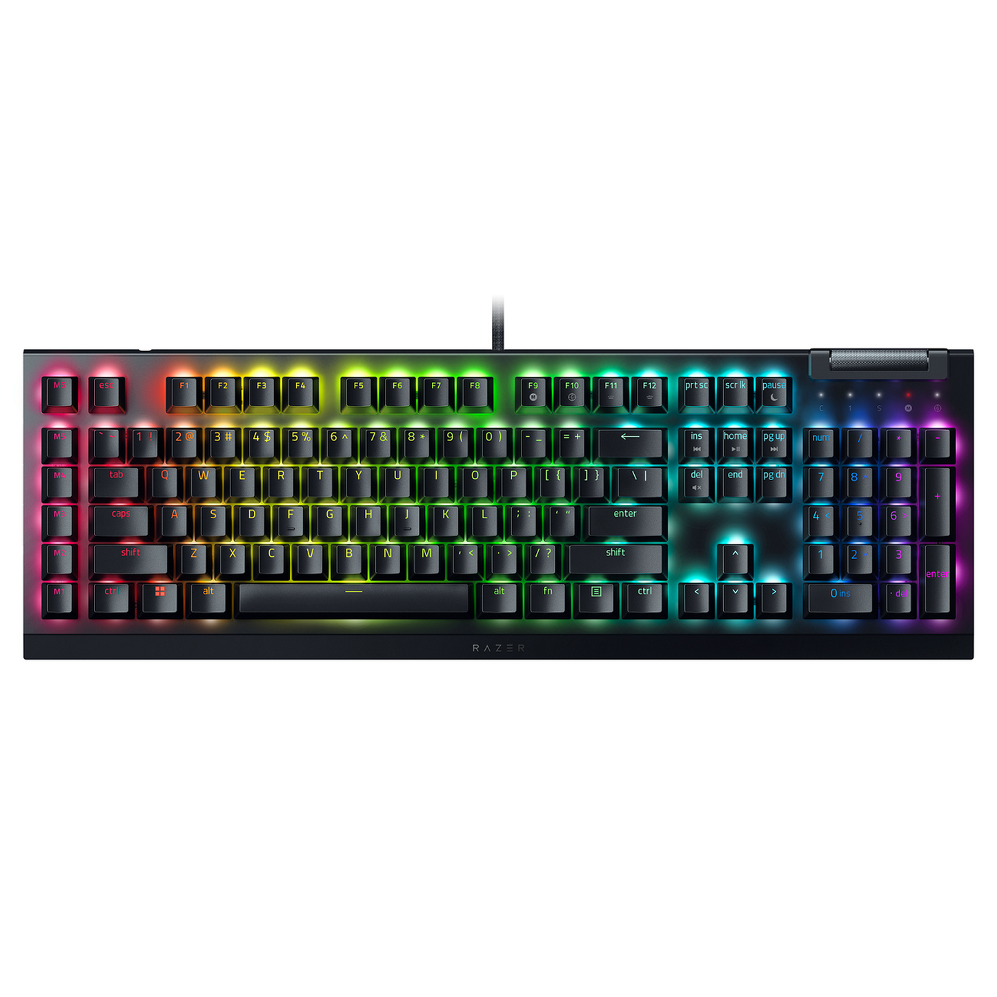 Razer BlackWidow V4 X - Mechanical Gaming Keyboard (Green Switch) - (US Layout)