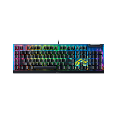 Razer BlackWidow V4 X - Mechanical Gaming Keyboard Yellow Switch - Fortnite Edition - US Layout