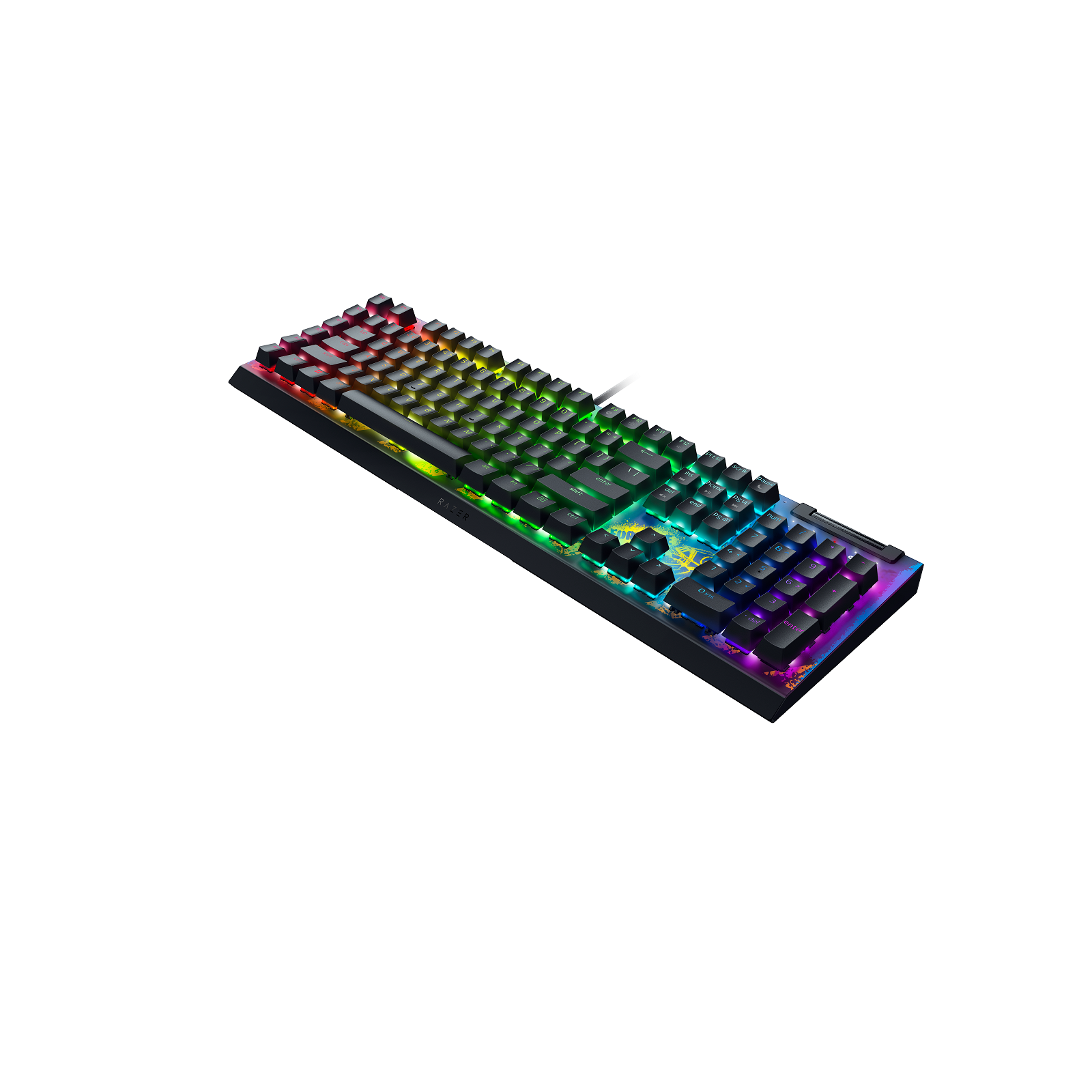 Razer BlackWidow V4 X - Mechanical Gaming Keyboard Yellow Switch - Fortnite Edition - US Layout