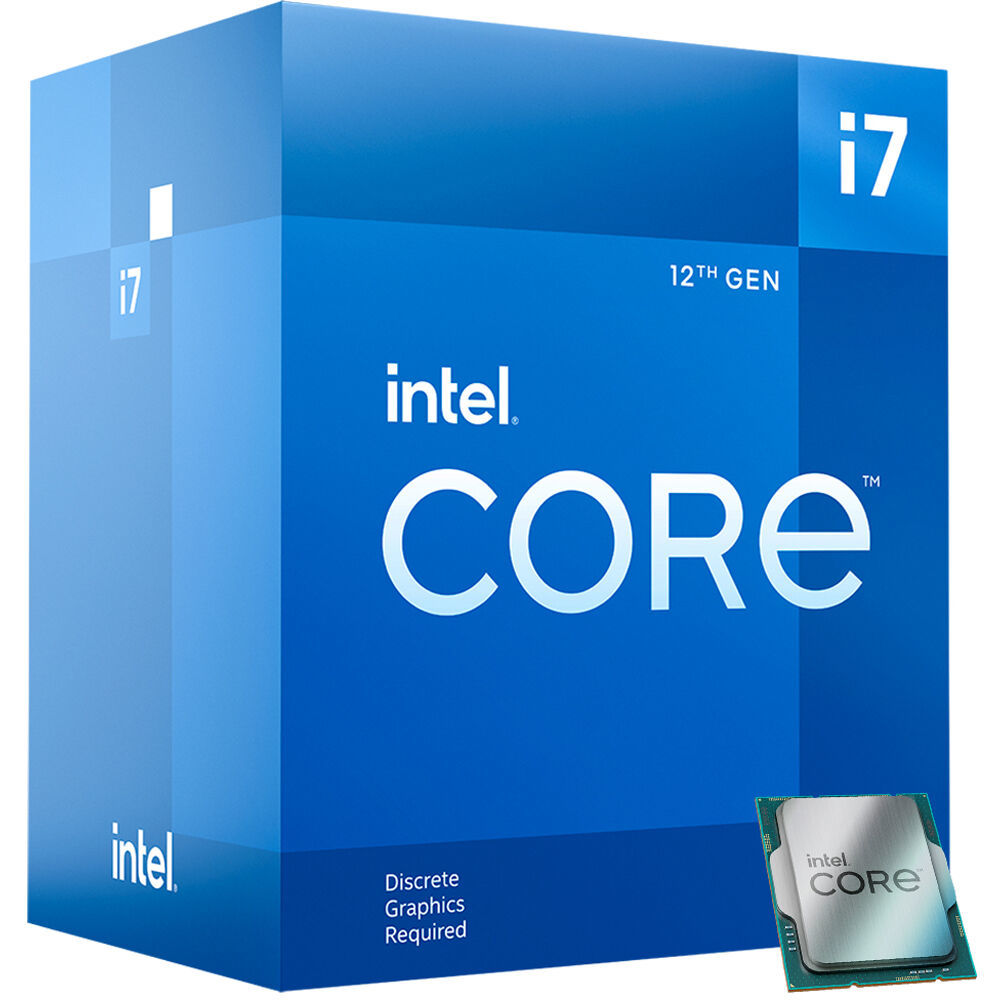 Intel Core i7-12700F CPU | 25MB Cache | Up to 4.9Ghz | 12 Cores / 20 Threads | LGA 1700 | Processor
