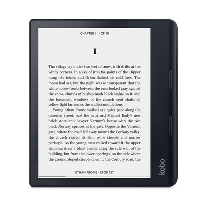 Kobo Sage 8" eReader | HD 32GB Carta Display Touchscreen & Comfort Light (Black)