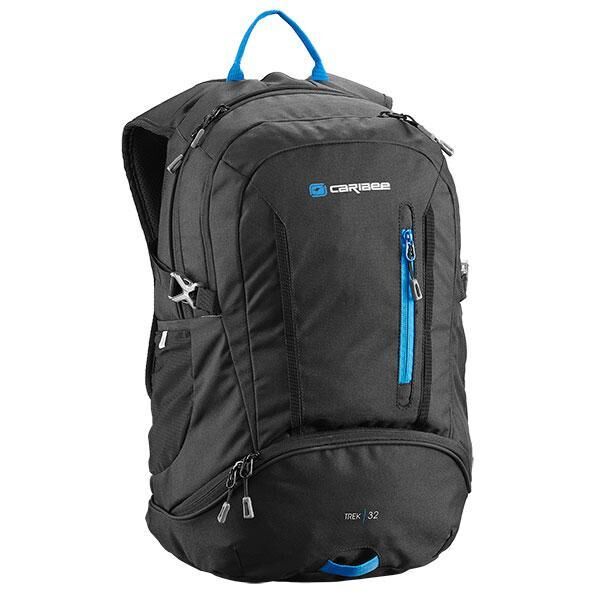 Caribee Trek 32L Adventure Trekking Backpack (Black)