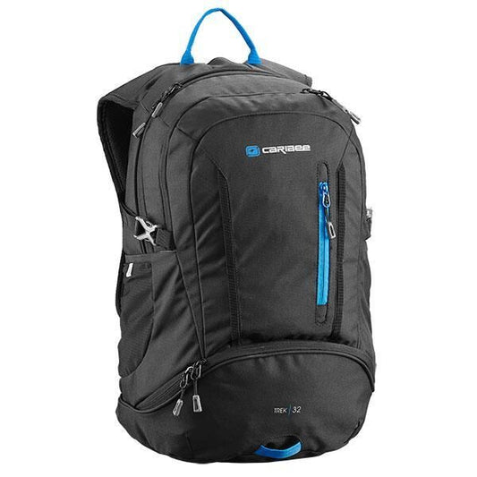 Caribee Trek 32L Adventure Trekking Backpack (Black)