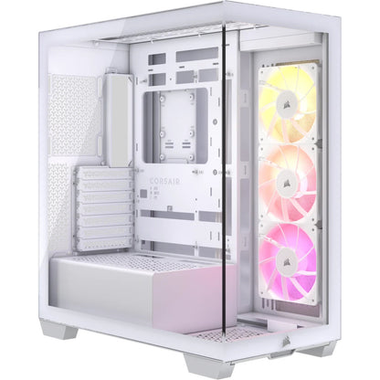 Corsair 3500X ARGB Tempered Glass Mid-Tower PC Case (White)