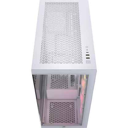 Corsair 3500X ARGB Tempered Glass Mid-Tower PC Case (White)
