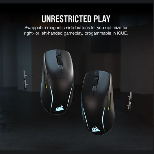 Corsair M75 Wireless Lightweight RGB Gaming Mouse Black