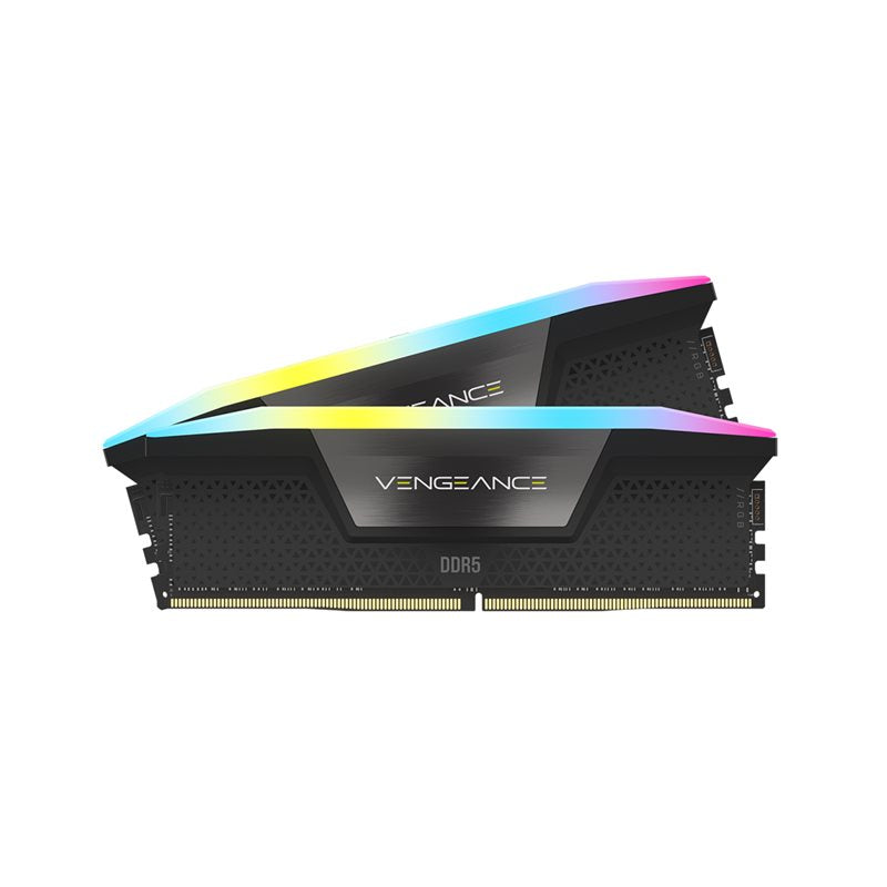 Corsair Vengeance RGB 32GB 2x16GB DDR5 7200 CL34-44-44-96 1.45V OC PMIC Intel XMP Memory Black