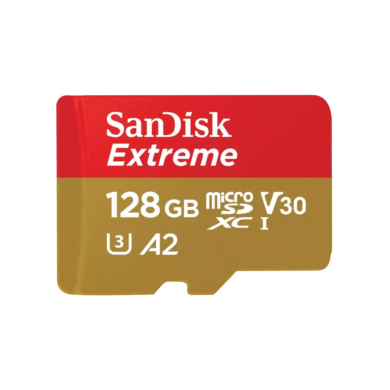 SanDisk Extreme Micro SDXC SQXAA 128GB V30 U3 C10 A2 UHS-I 190MB/s R 90MB/s W 4x6 SD Adaptor (Lifetime Limited)