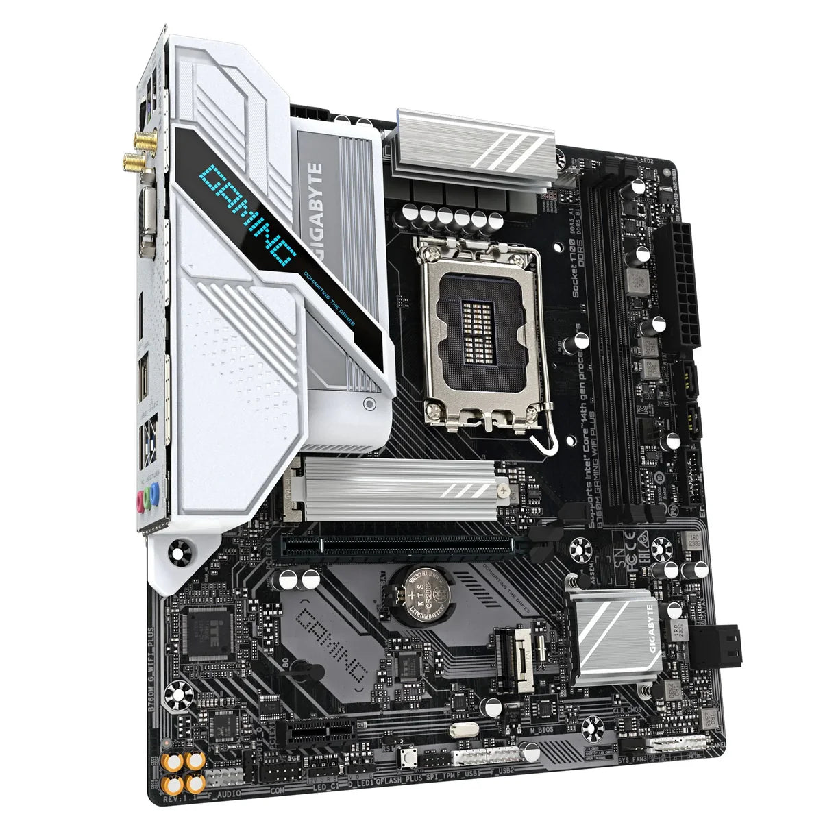 Gigabyte B760M Gaming WIFI Plus DDR5 Intel Socket LGA1700 mATX Motherboard