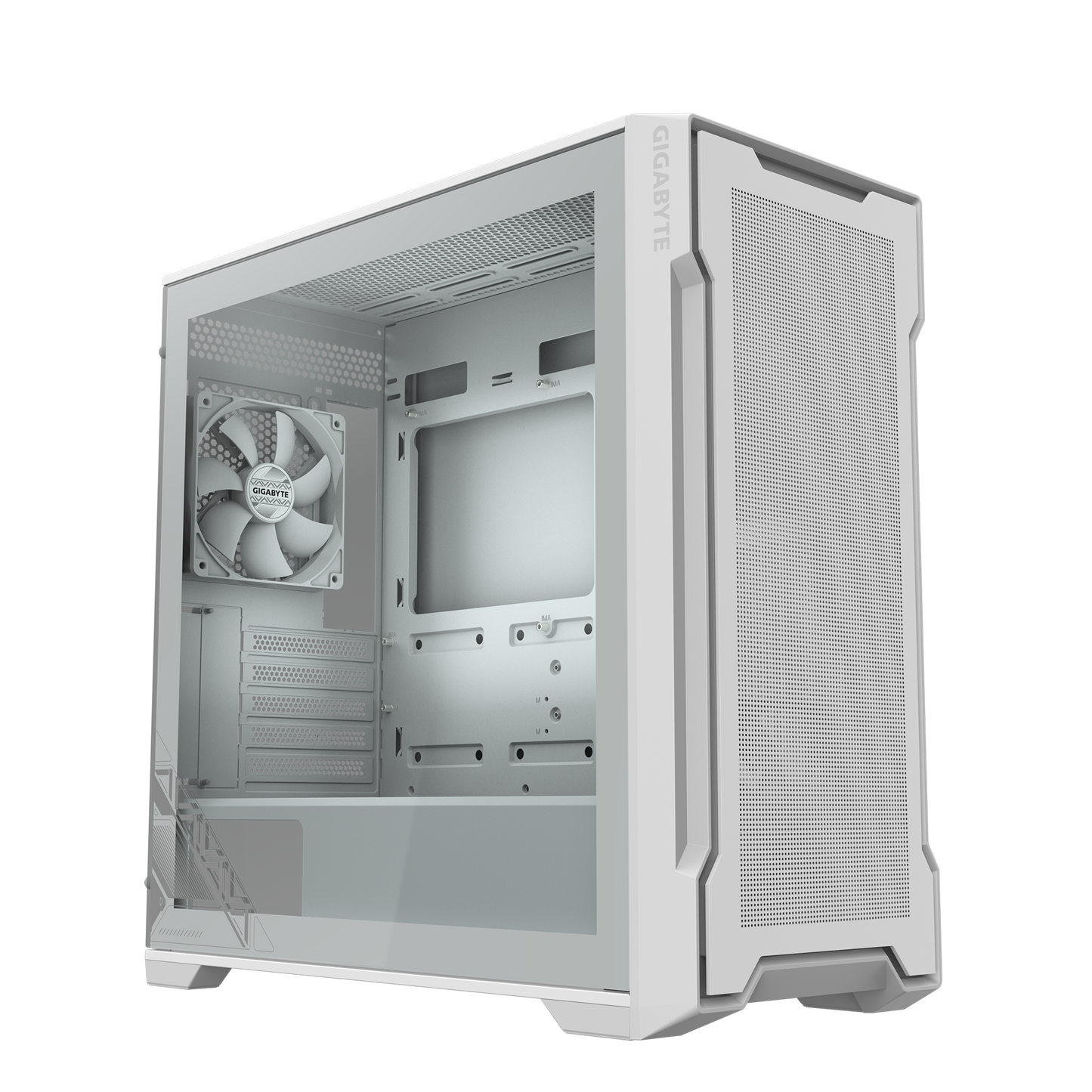 Gigabyte C102 Tempered Glass Ice Mid Tower Case