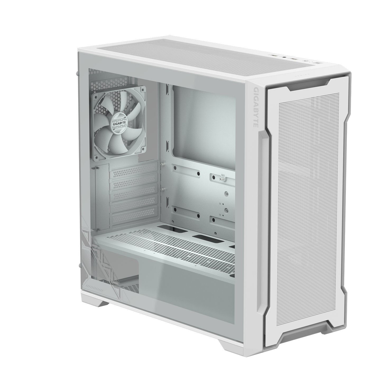 Gigabyte C102 Tempered Glass Ice Mid Tower Case
