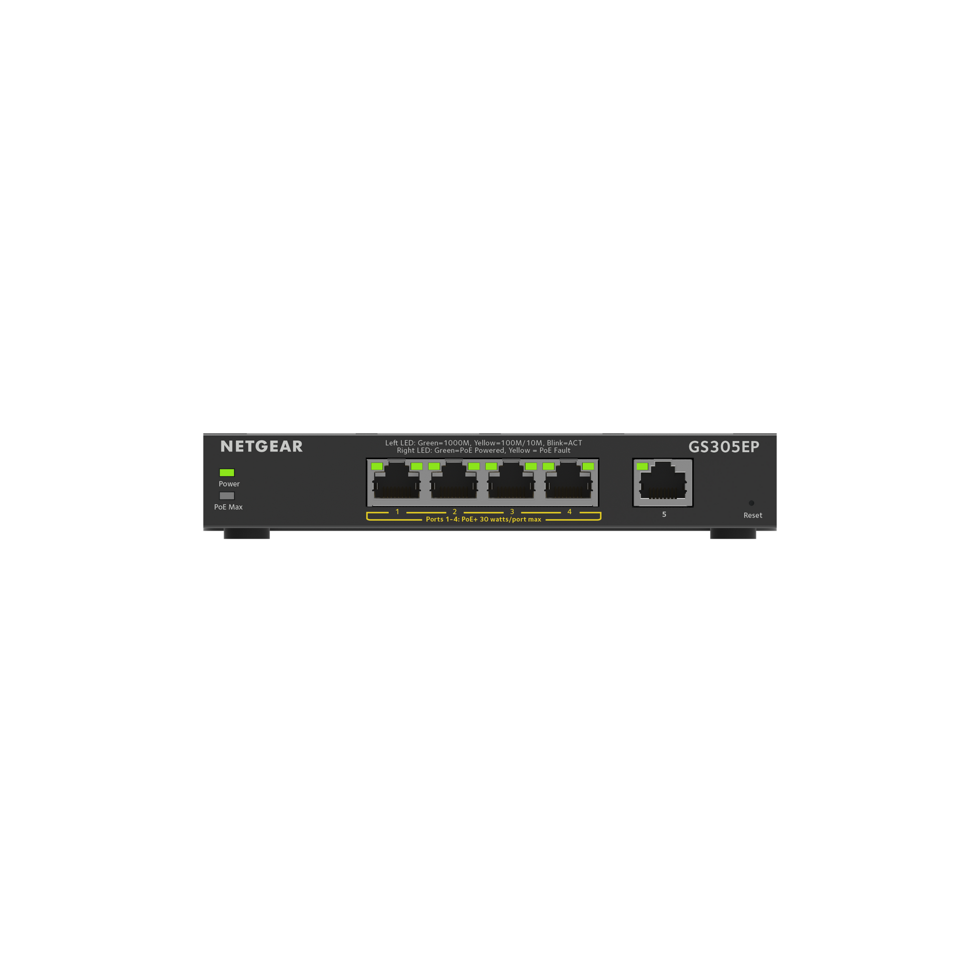 Netgear Soho 5-Port POE+ Gigabit Smart Managed Plus Switch GS305EP