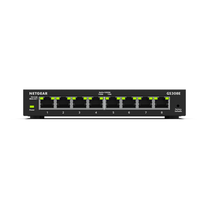 Netgear 8-Port Gigabit Ethernet Plus Switch GS308E
