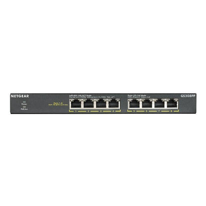 Netgear 8-Port Gigabit Ethernet Soho POE+ Unmanaged Switch GS308PP