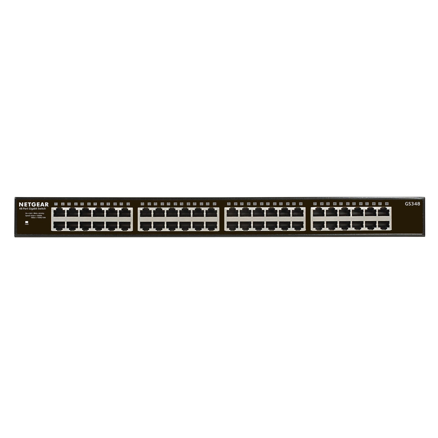 Netgear GS348 Soho 48-Port Gigabit Ethernet Rackmount Unmanaged Switch