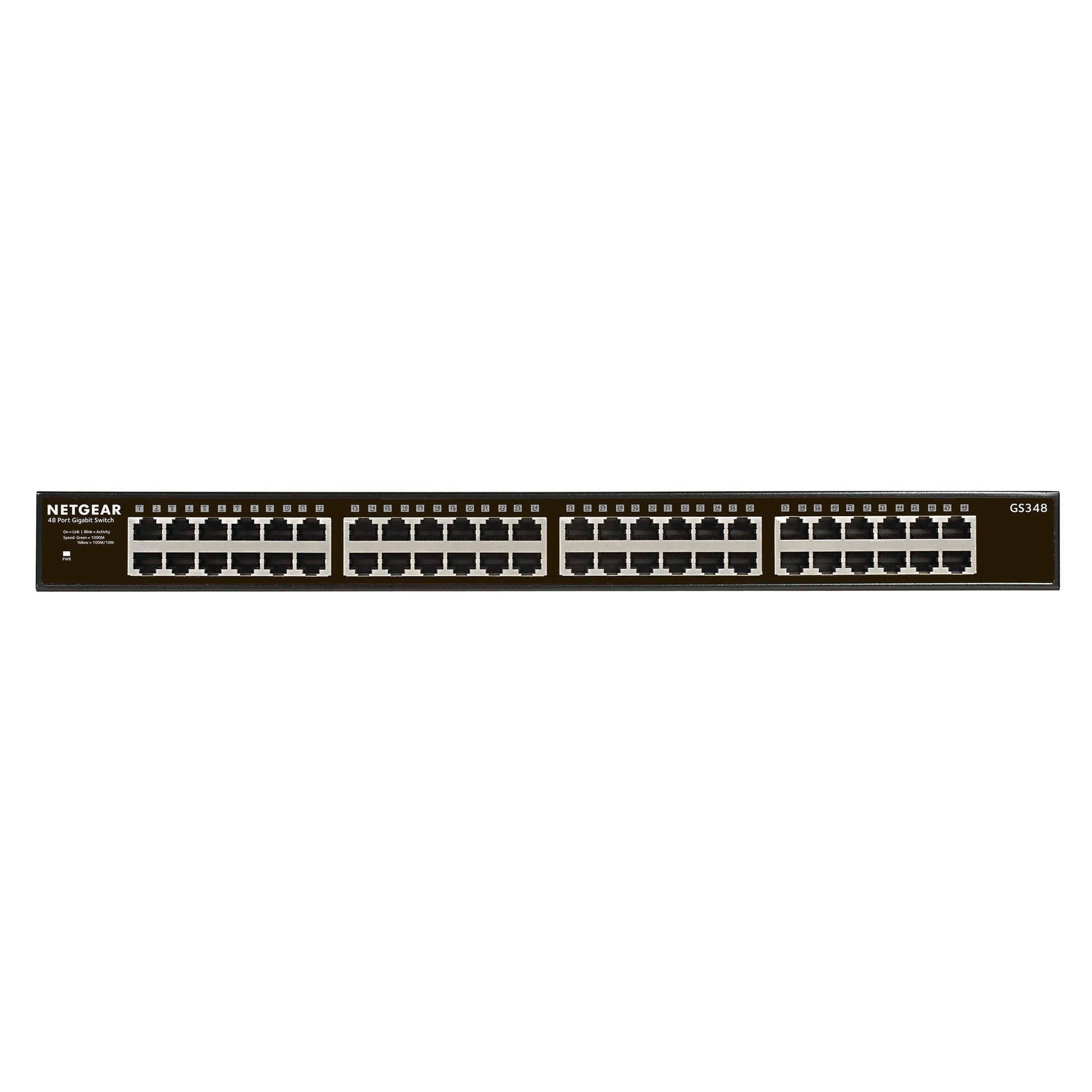 Netgear GS348 Soho 48-Port Gigabit Ethernet Rackmount Unmanaged Switch