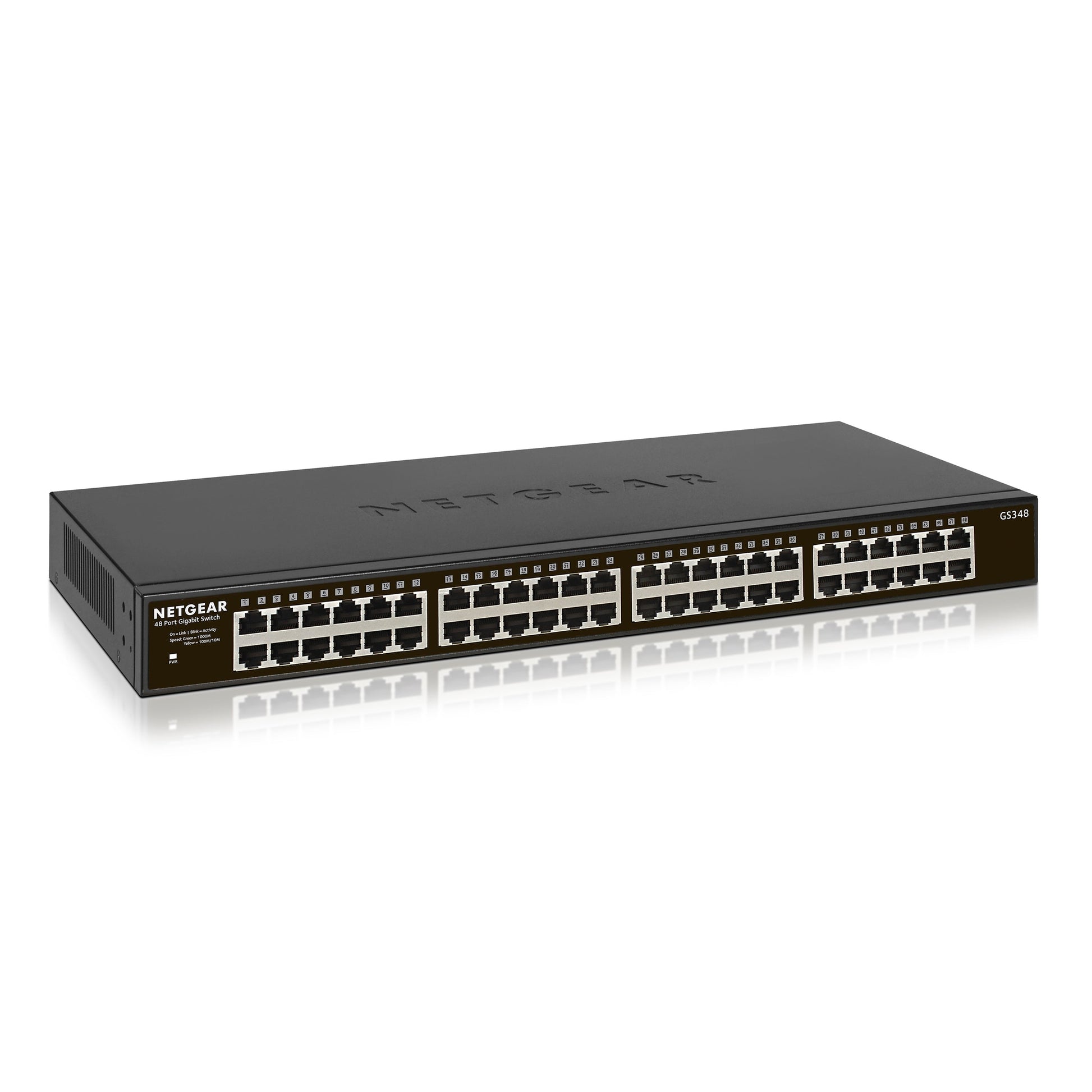 Netgear GS348 Soho 48-Port Gigabit Ethernet Rackmount Unmanaged Switch