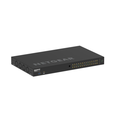 Netgear AV Line M4250-26G4F-POE+ 24x 1G POE+ 300W 2x 1G and 4x SFP Managed Switch (GSM4230P)