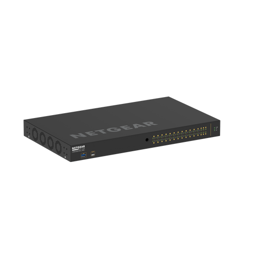 Netgear AV Line M4250-26G4F-POE+ 24x 1G POE+ 300W 2x 1G and 4x SFP Managed Switch (GSM4230P)