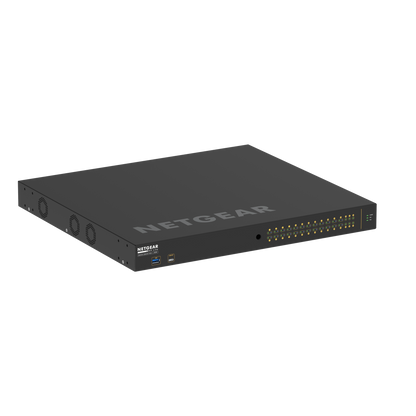 Netgear AV Line M4250-26G4XF-POE+ 24x 1G POE+ 480W 2x 1G and 4x SFP+ Managed Switch (GSM4230PX)