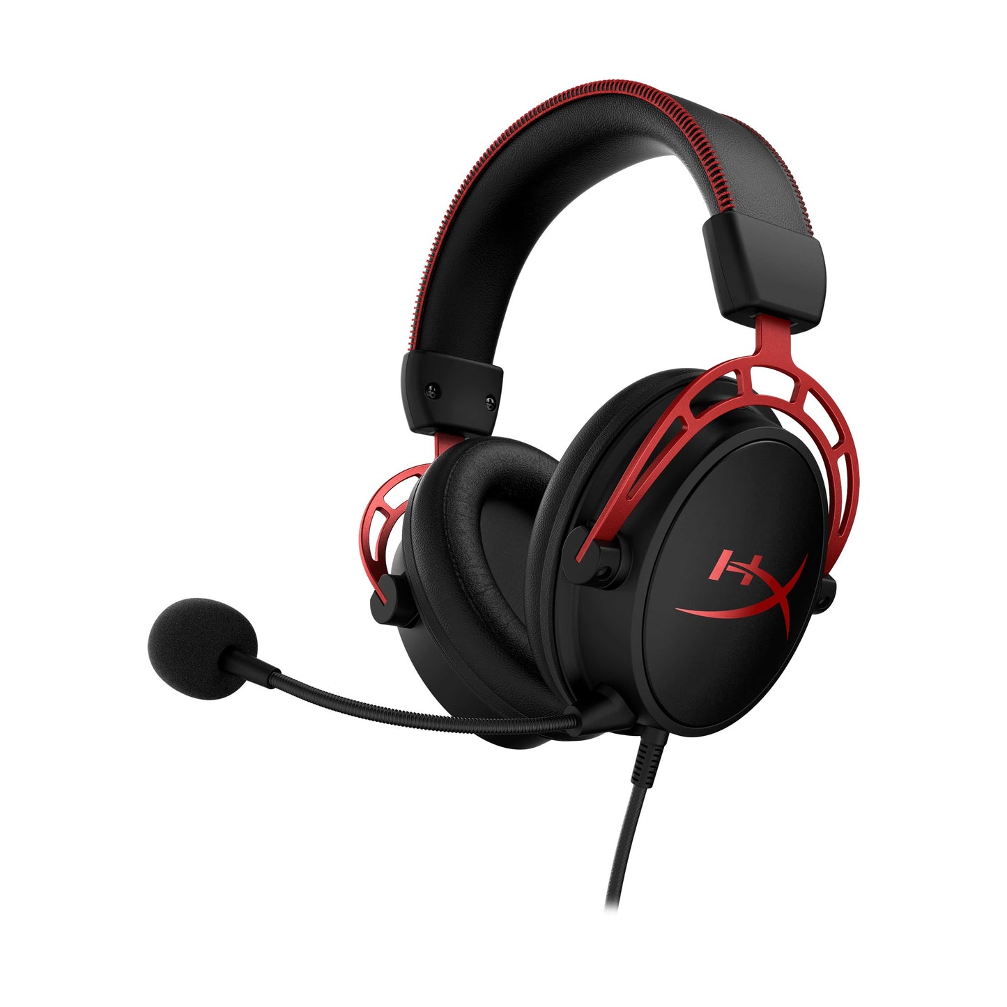 HyperX Cloud Alpha Wired Over-Ear Stereo Gaming Headset 3.5mm (Black/Red)