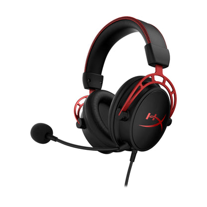 HyperX Cloud Alpha Wired Over-Ear Stereo Gaming Headset 3.5mm (Black/Red)