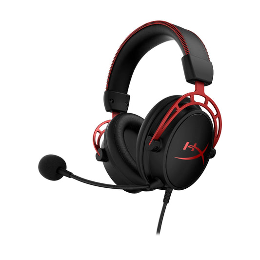 HyperX Cloud Alpha Wired Over-Ear Stereo Gaming Headset 3.5mm (Black/Red)