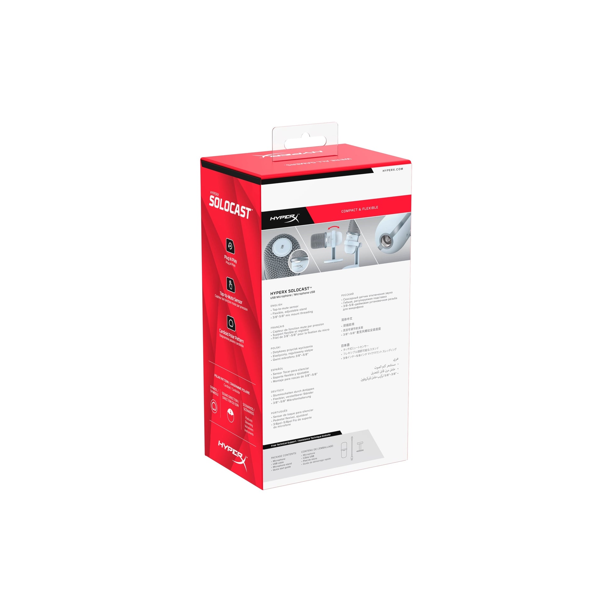 HyperX Solocast USB Gaming Microphone White