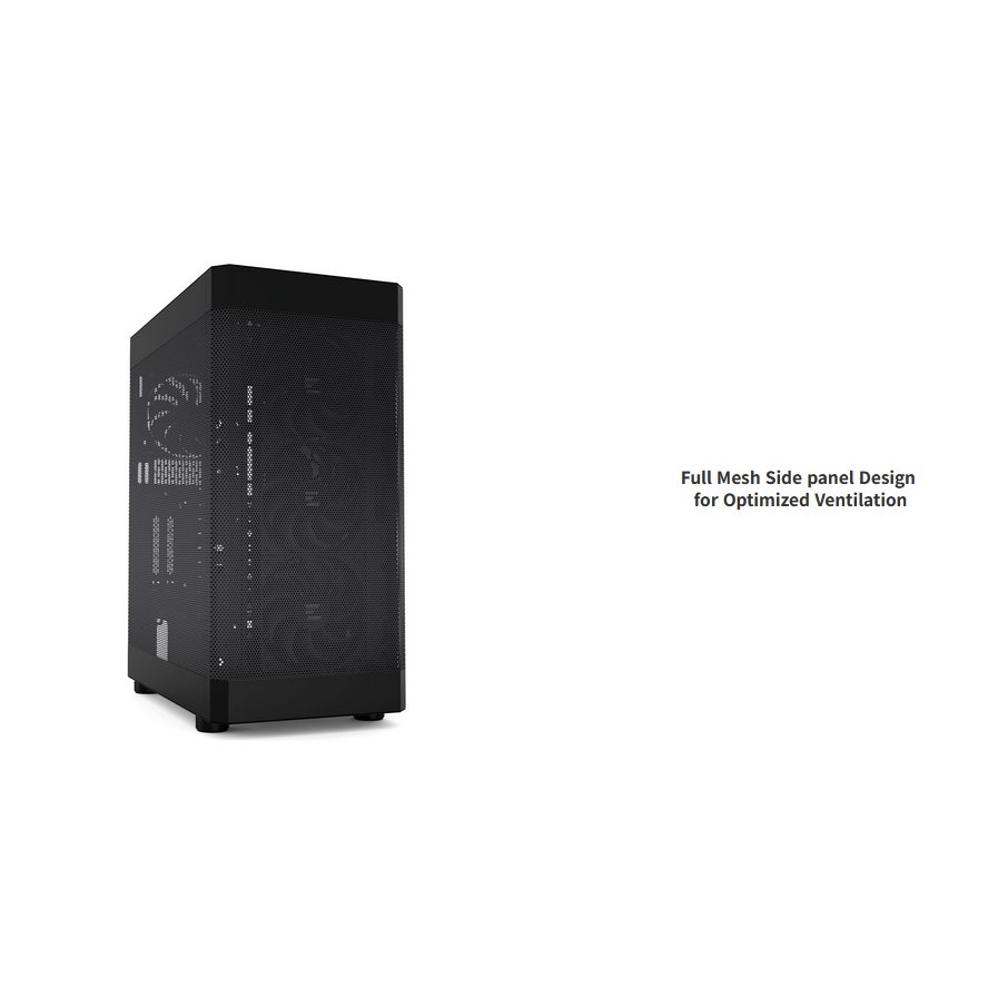Zalman i4 ATX Mid Tower Case Full Mesh (Black)