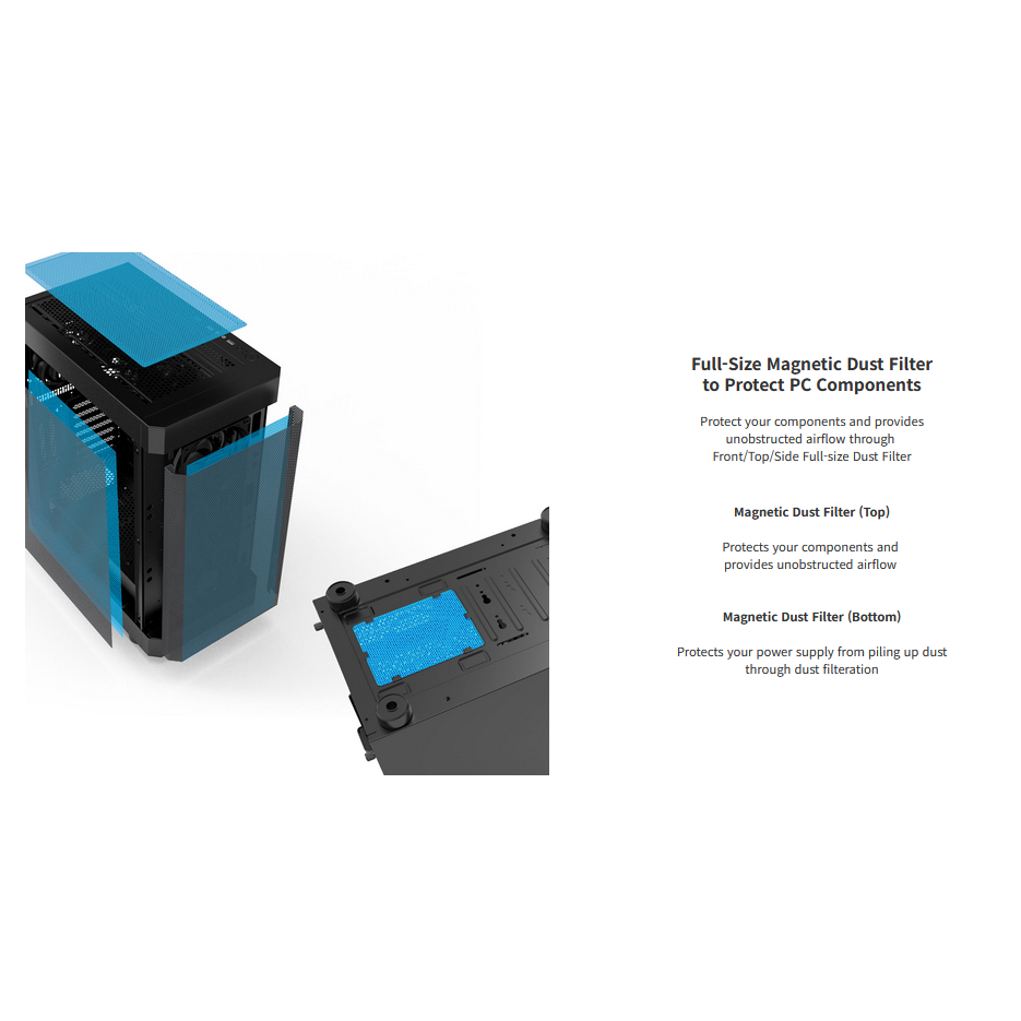 Zalman i4 ATX Mid Tower Case Full Mesh (Black)