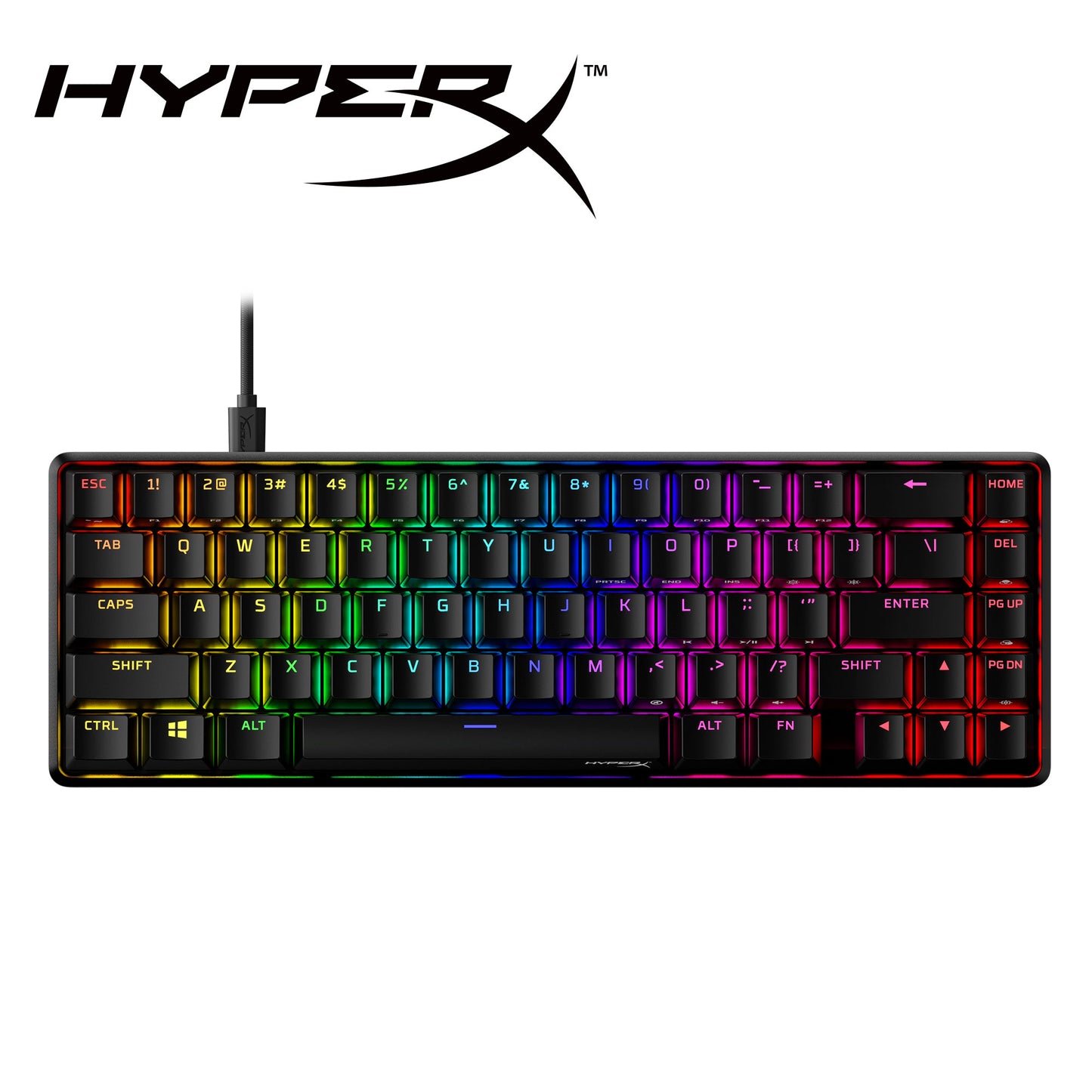 HyperX Alloy Origins 65 Mechanical Gaming Keyboard (Aqua Switch - Linear)
