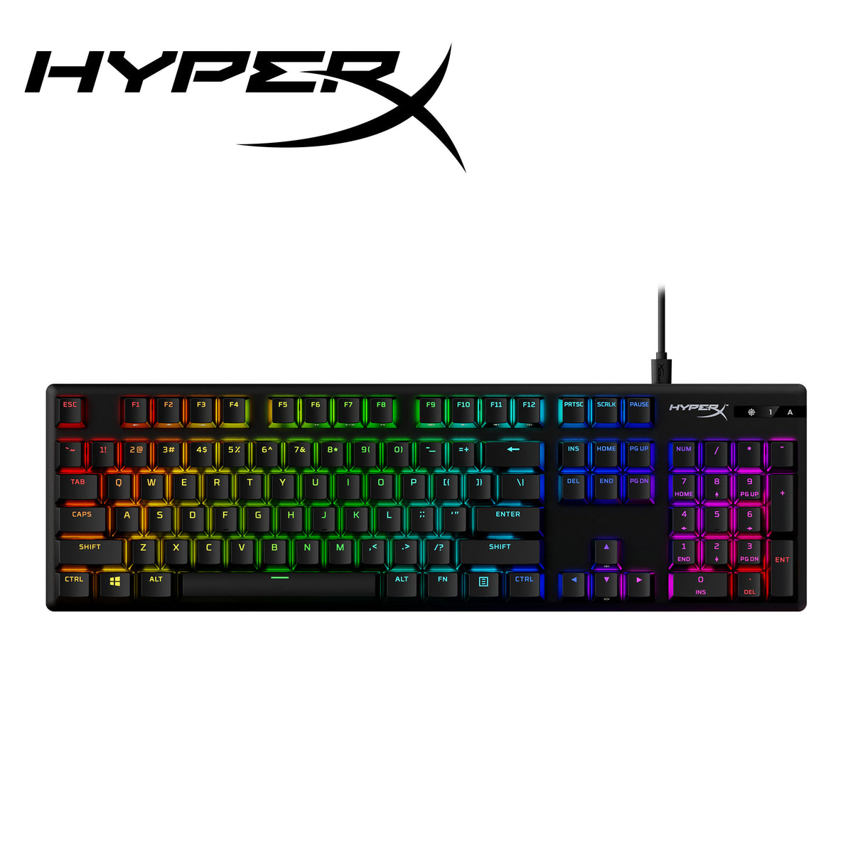 HyperX Alloy Origins TM PBT Mechanical Gaming Keyboard Aqua