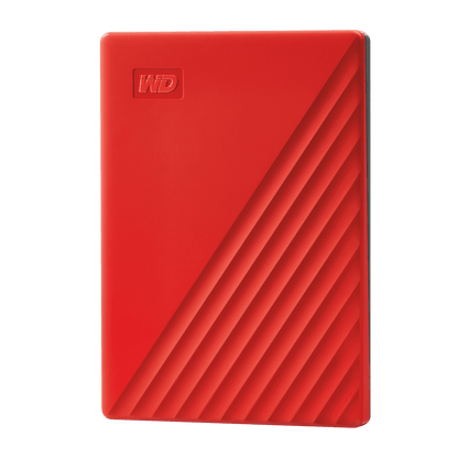 WD My Passport 2TB USB 3.0 External HDD (Red)